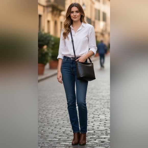 NEW! Hobo Belle Convertible Shoulder Bag Black Leather NWT - Picture 14 of 14